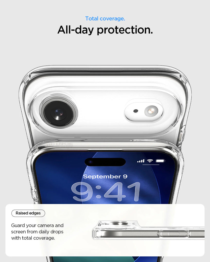 Carcasa Magnética para iPhone 17 Spigen Crystal Hybrid MagFit