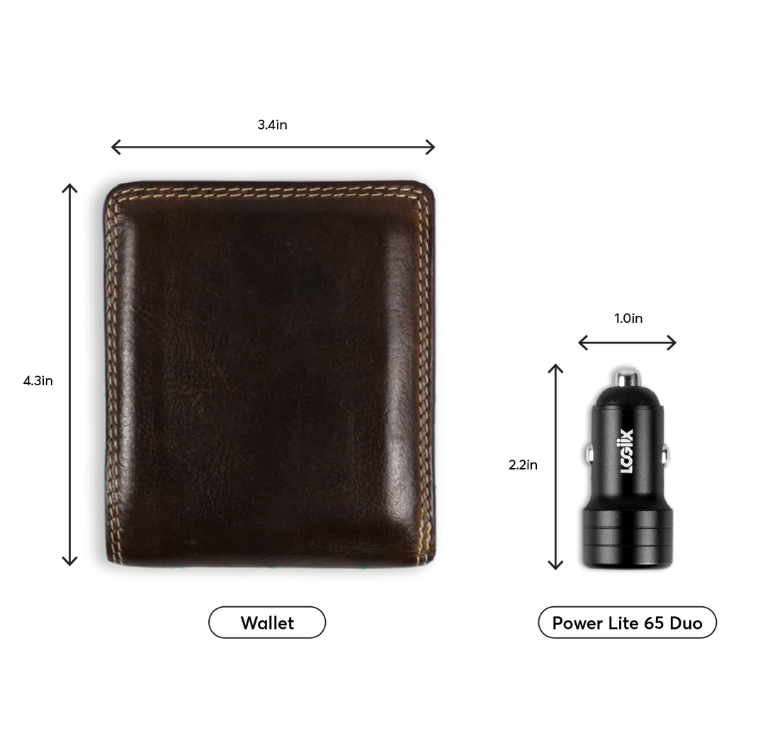 Cargador de Auto Duo LOGiiX Power Lite 65W