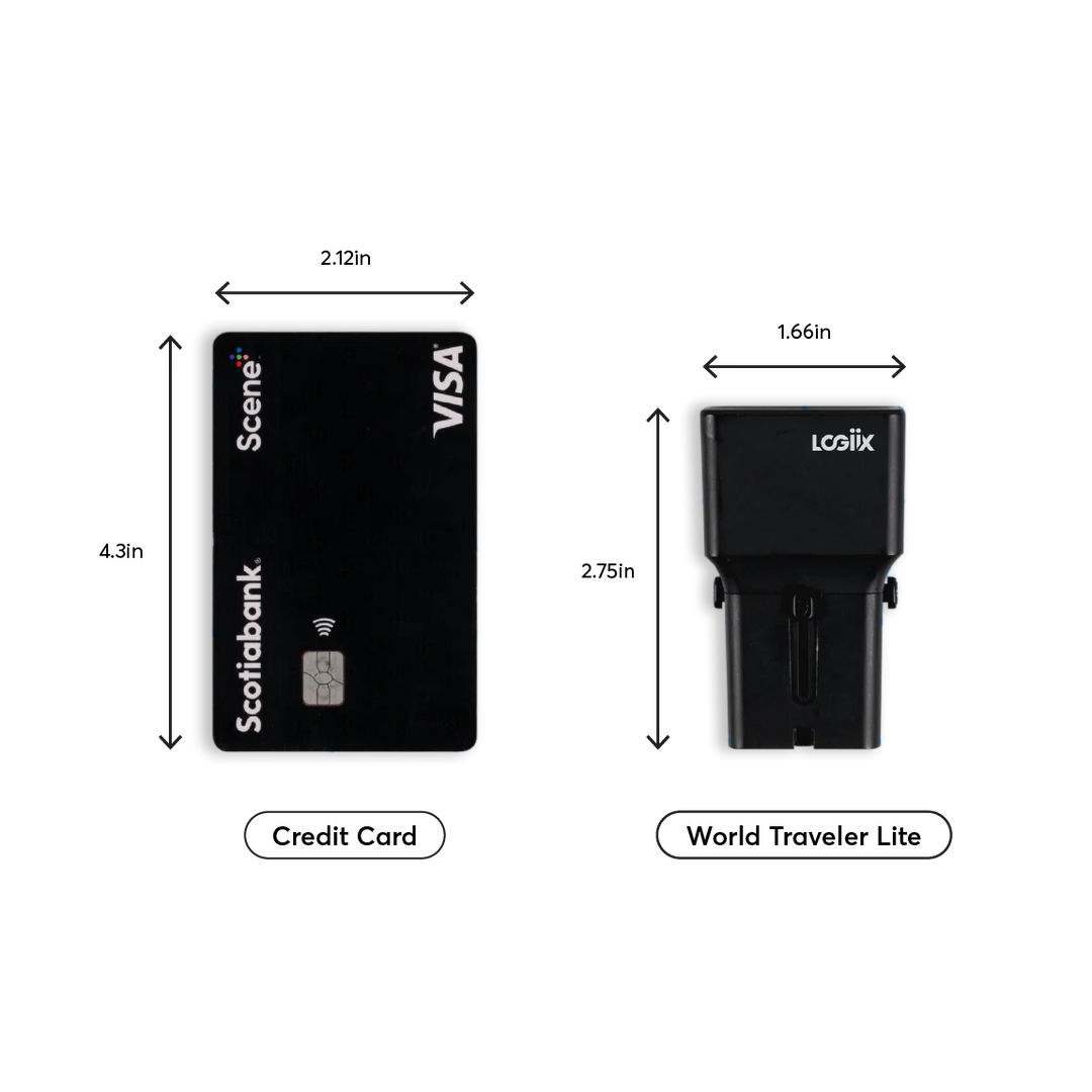 Adaptador de Viaje LOGiiX World Traveler Lite