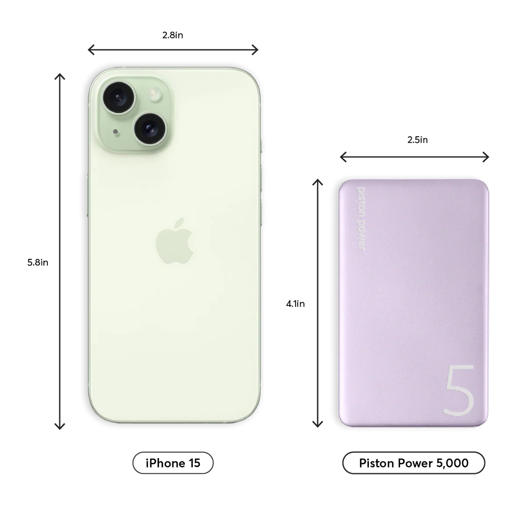 Powerbank de Aluminio LOGiiX Piston Power 5000 mAh Azúl Medianoche