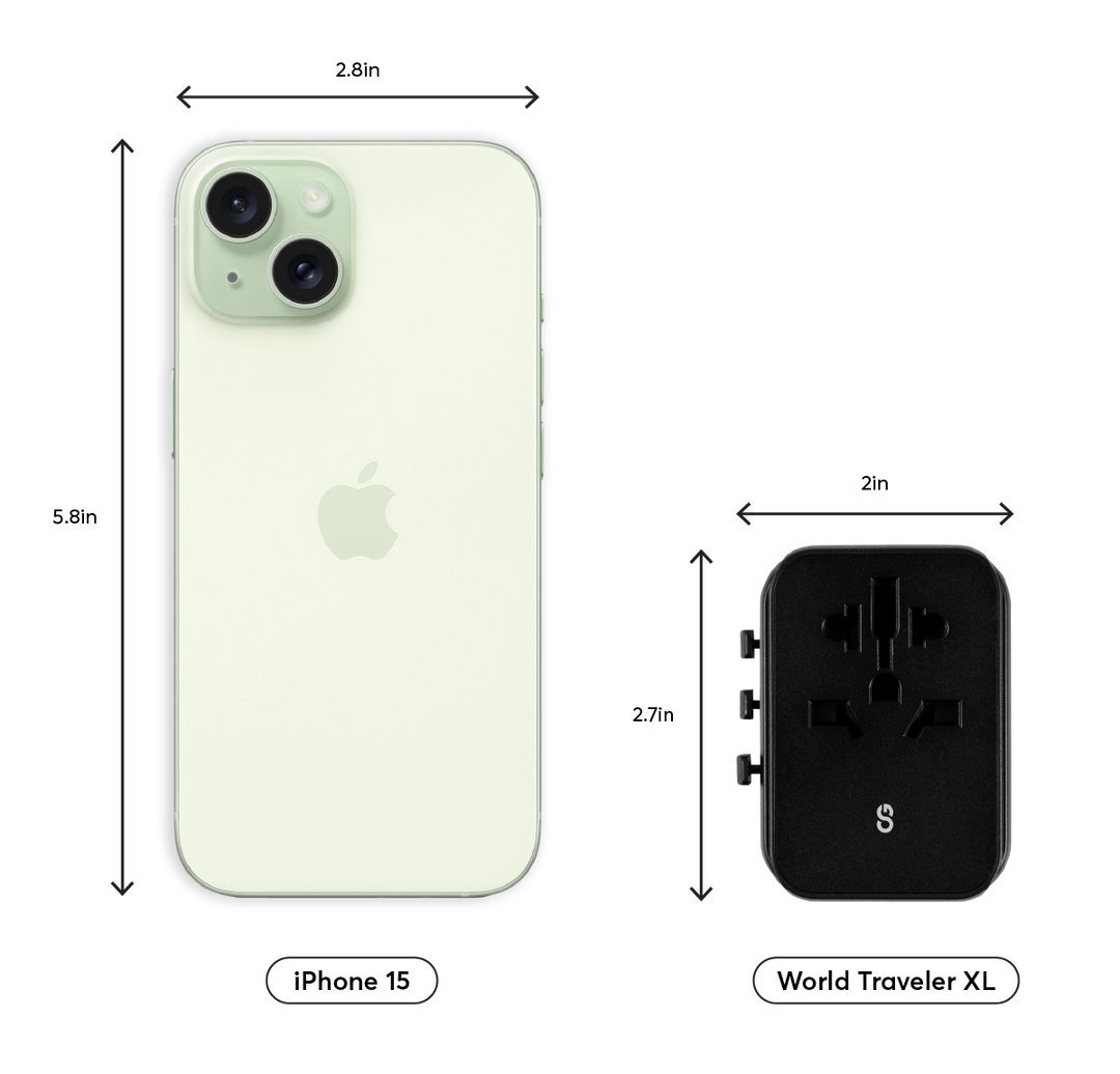 Adaptador de Viaje LOGiiX World Traveler XL 30W