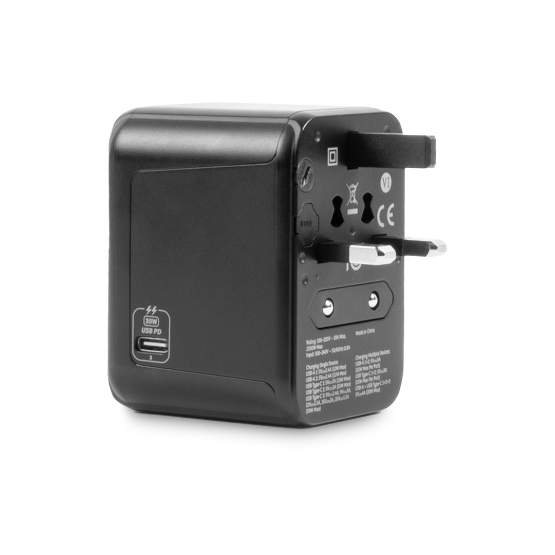 Adaptador de Viaje LOGiiX World Traveler XL 30W