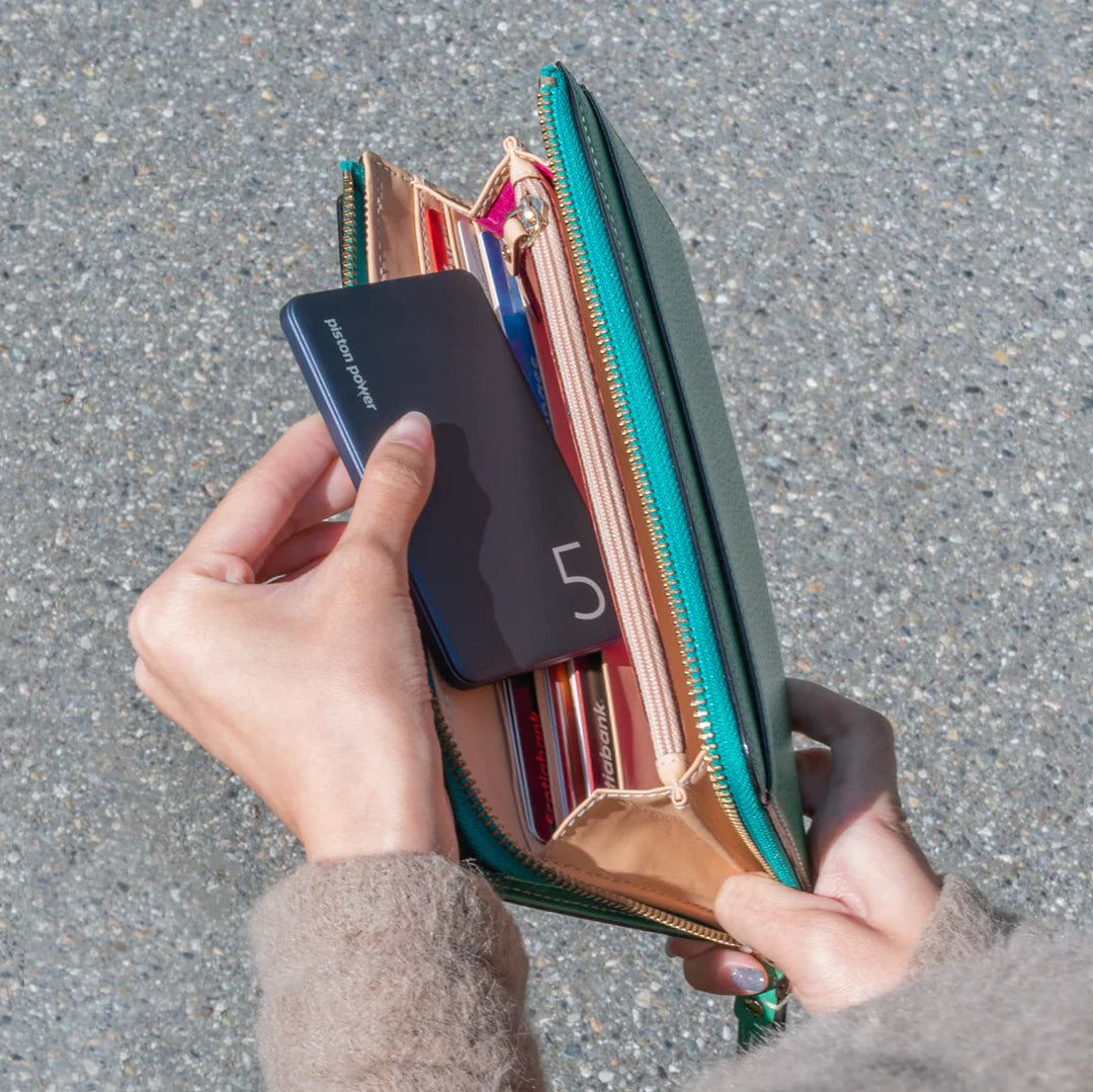 Powerbank de Aluminio LOGiiX Piston Power 5000 mAh Azúl Medianoche