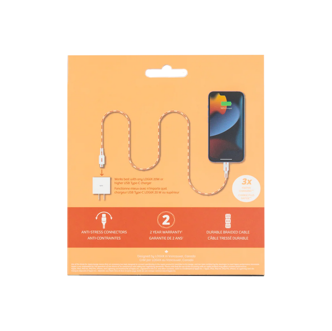 Cable LOGiiX Vibrance Connect USB-C to Lightning