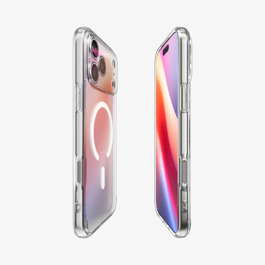 Carcasa Magnética para iPhone 17 Spigen Crystal Hybrid MagFit