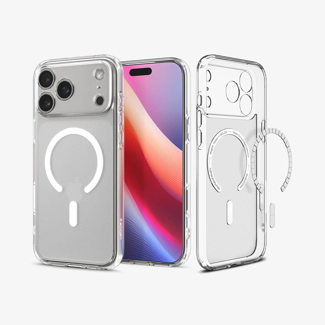 Carcasa Magnética para iPhone 17 Spigen Crystal Hybrid MagFit