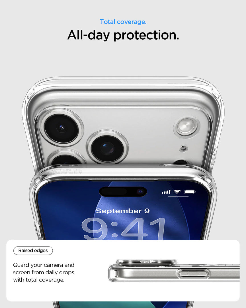 Carcasa Magnética para iPhone 17 Spigen Crystal Hybrid MagFit