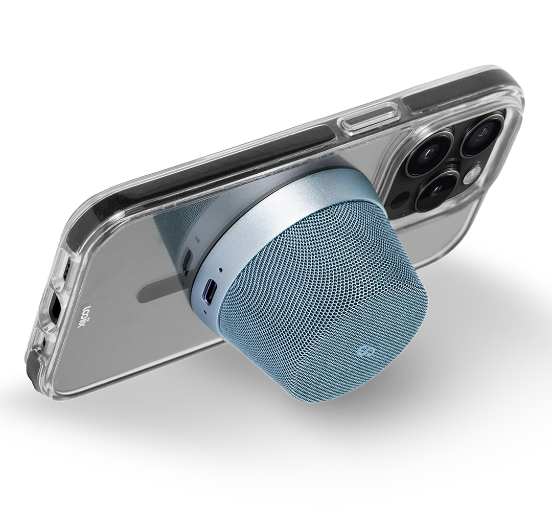 Parlante Bluetooth Magnético LOGiiX Blue Piston Mini