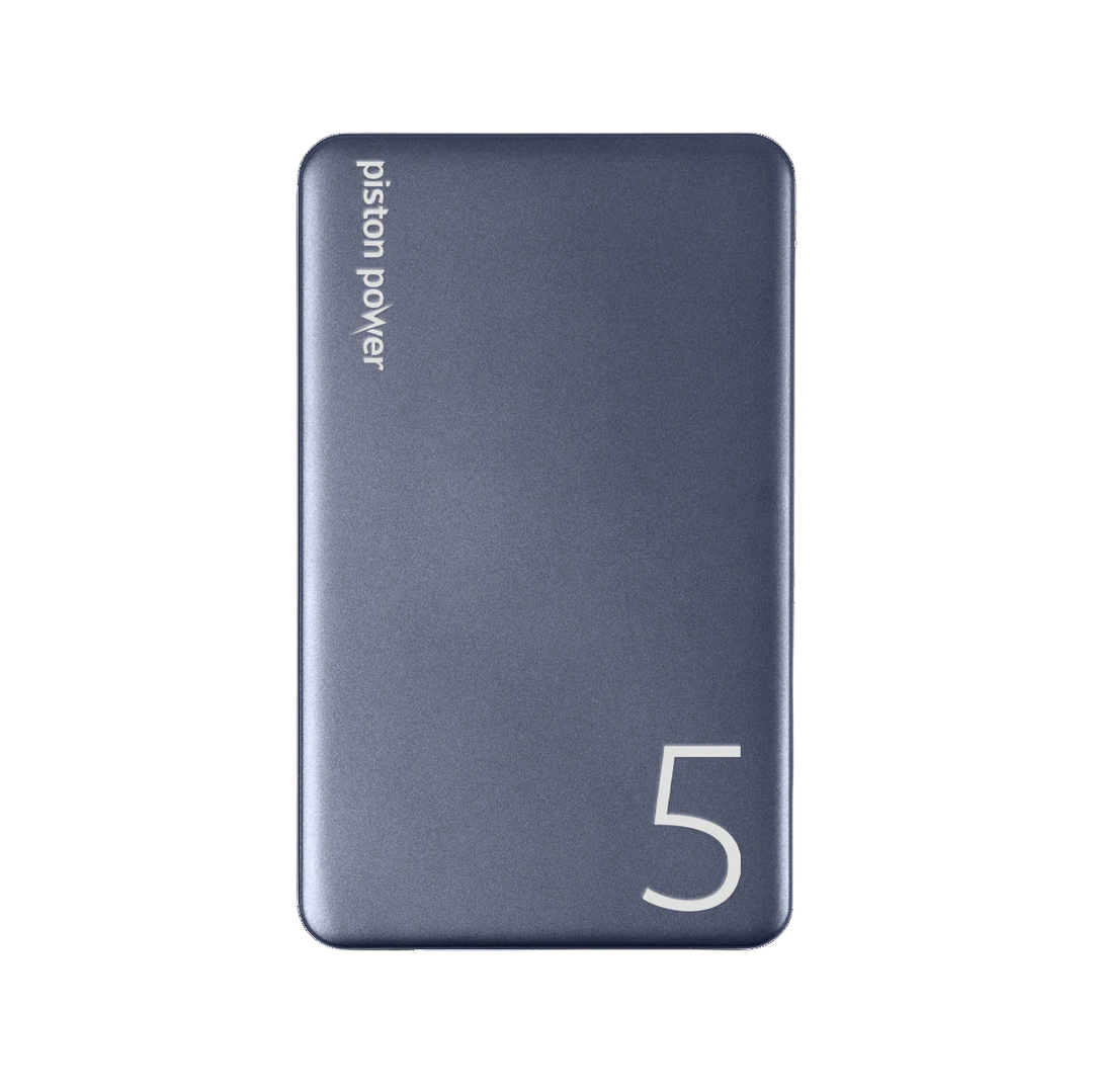 Powerbank de Aluminio LOGiiX Piston Power 5000 mAh Azúl Medianoche
