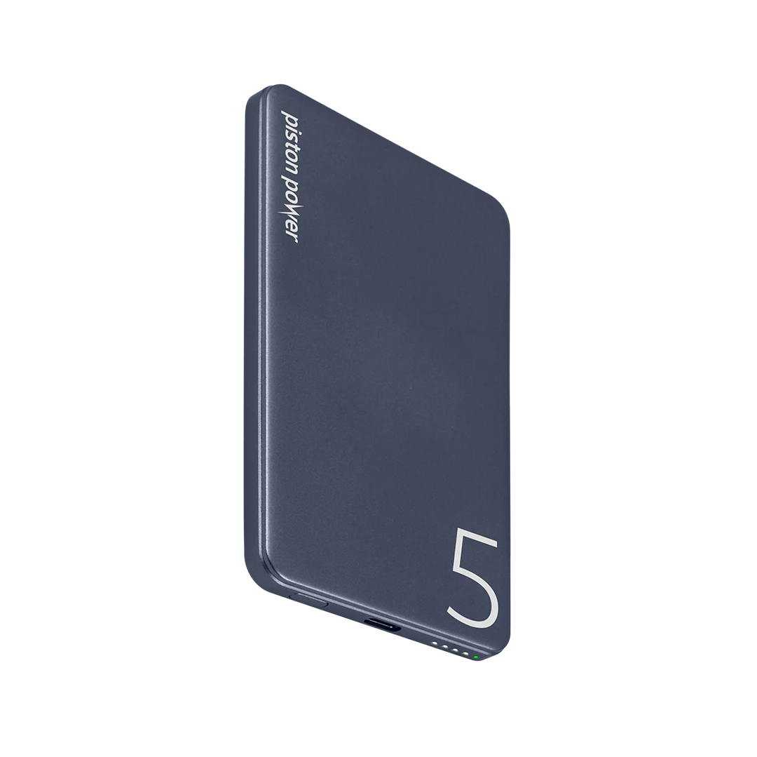 Powerbank de Aluminio LOGiiX Piston Power 5000 mAh Azúl Medianoche