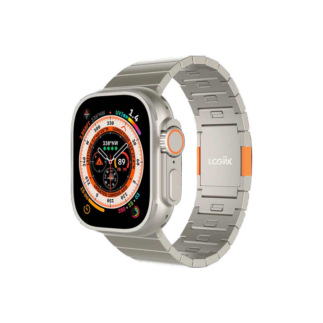 Correa para Apple Watch Ultra 1/2/3 LOGiiX Titan Link