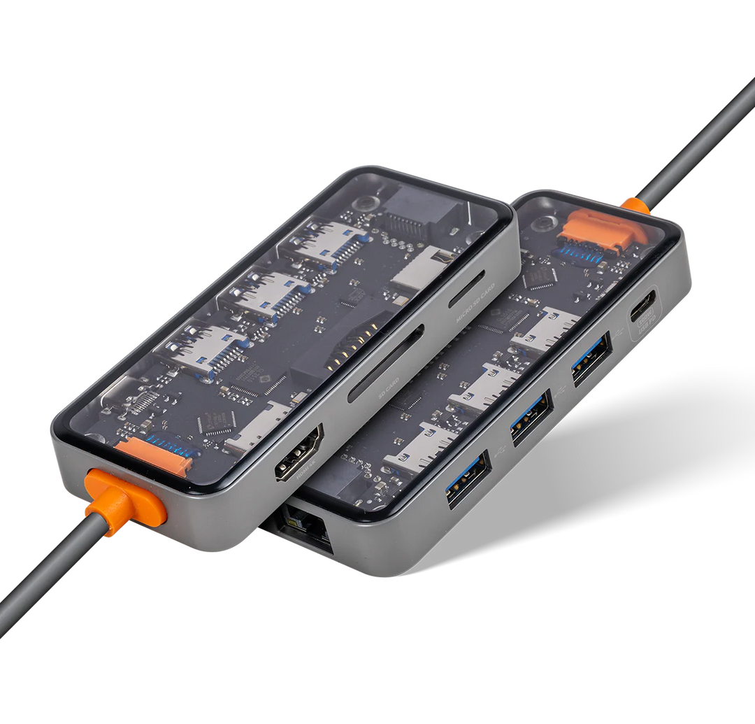 HUB Multipuerto de Cristal LOGiiX USB Type-C to HDMI